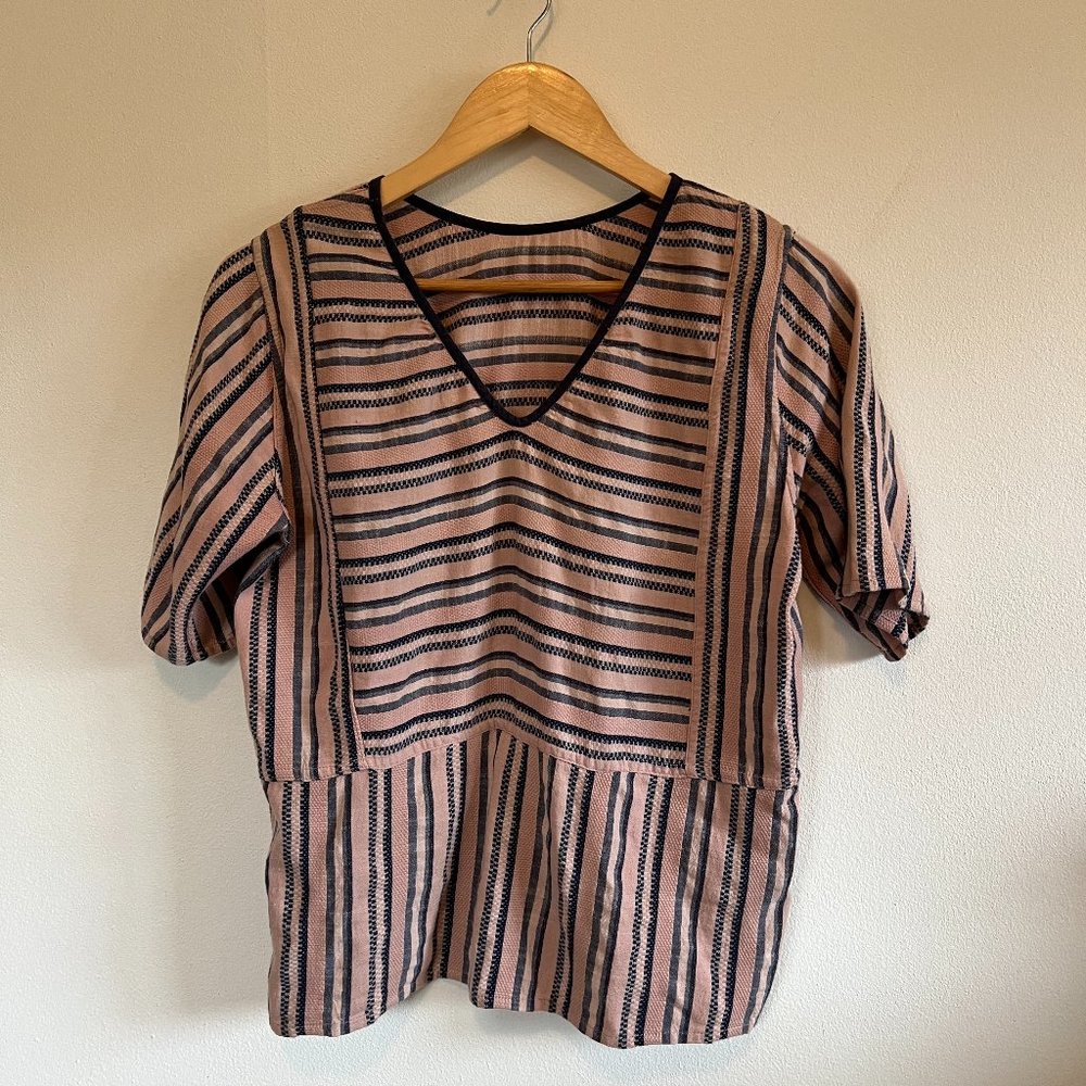 Ace & Jig 3/4 Sleeve StripedTop